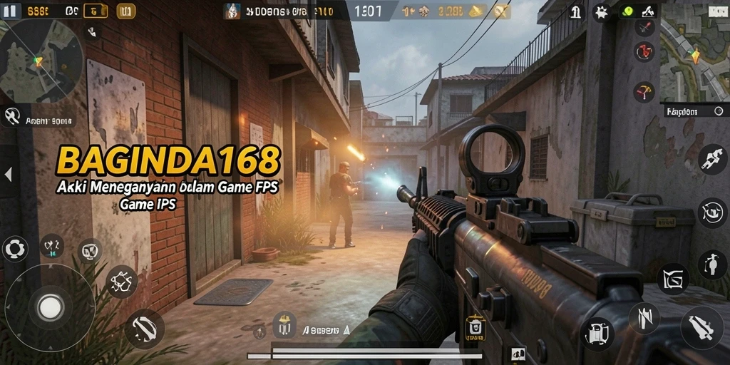 Tampilan layar gameplay intens BAGINDA168 dengan aksi seru.
