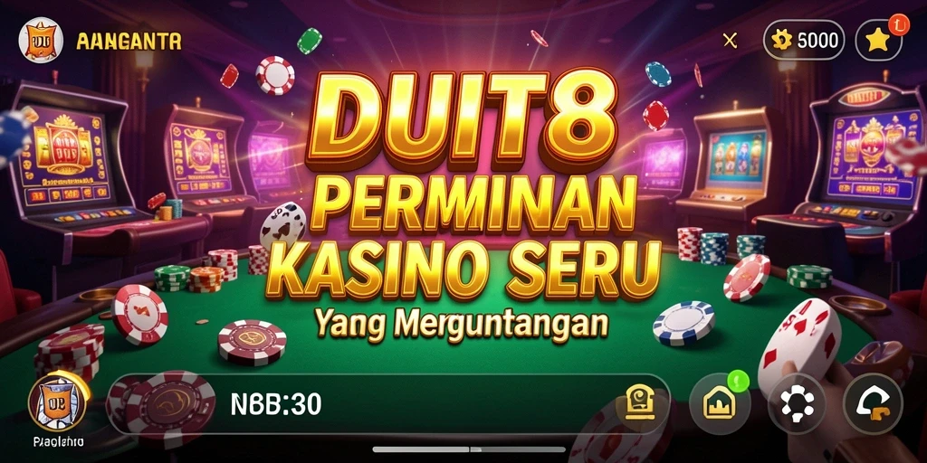 Tampilan gameplay seru di Kasino DUIT8 dengan grafis yang memukau.
