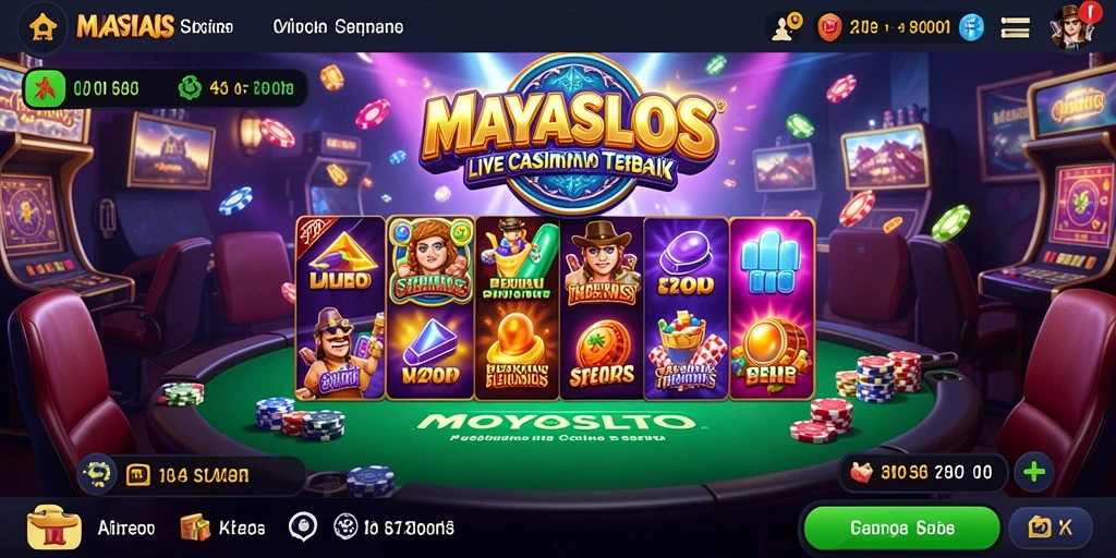 Screenshot gameplay Live Casino yang seru dan interaktif.