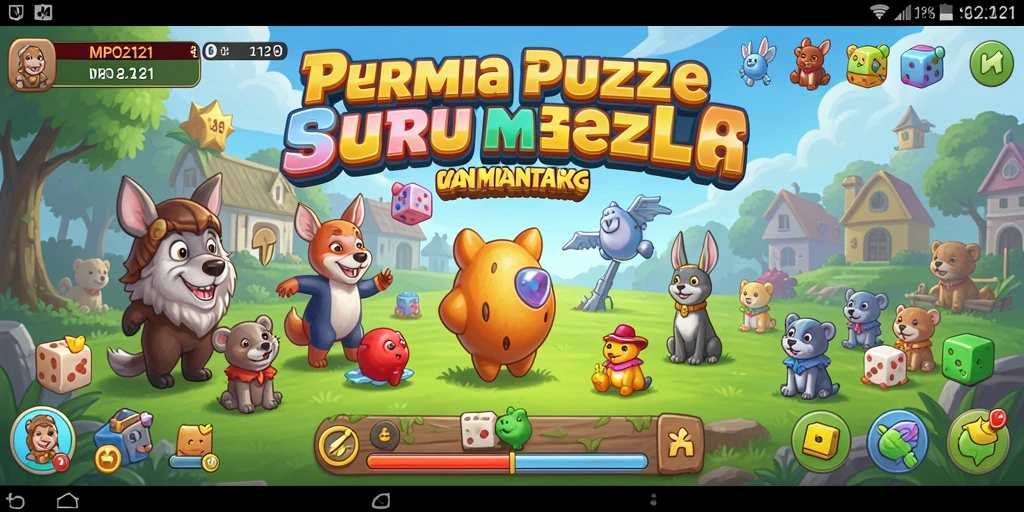 Tampilan gameplay menarik dari MPO2121 dengan teka-teki yang menantang.