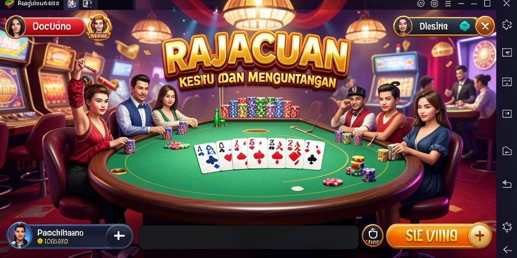 Tampilan gameplay RAJACUAN yang mengasyikkan dan menarik perhatian.