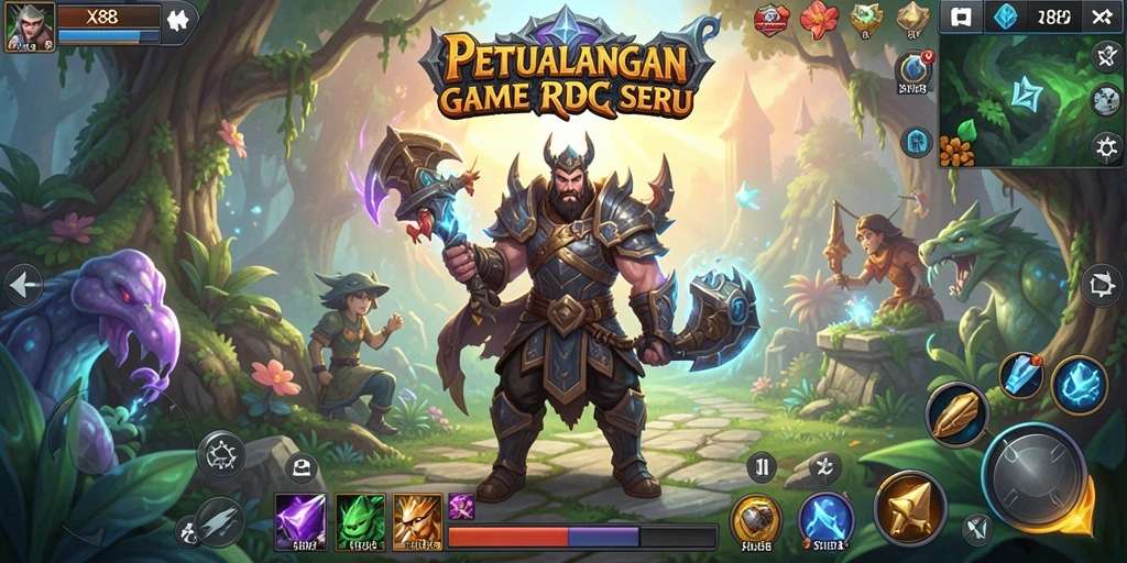 Tangkapan layar dari gameplay RPG yang menarik dan menantang.
